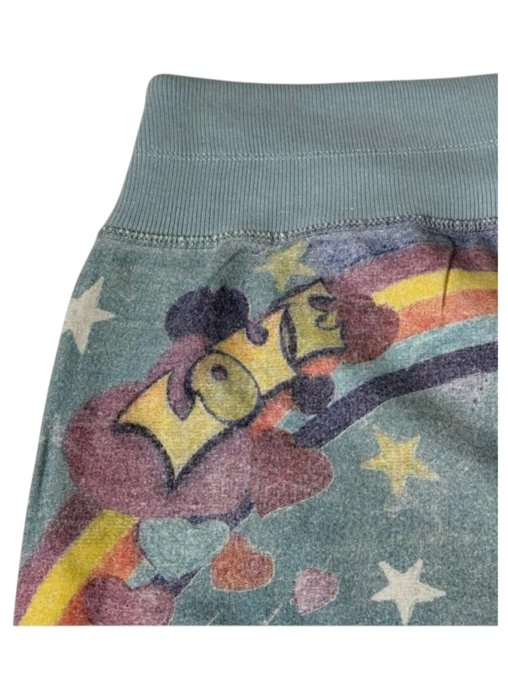 Y2K: Lucky Brand ✌︎︎ Peace Love Hippie Tie Dye Sweatpants ✌︎︎ Cloud Blue ✌︎︎ XL - Picture 9 of 16